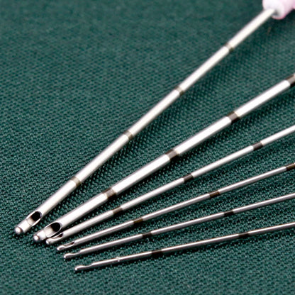 50pcs Disposable Blunt-Tip Cannula Needles | 18G–27G Micro Piercing Syringe