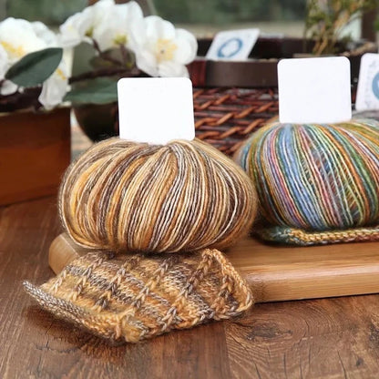 50g/Ball Gradient Cotton Wool Yarn: Soft Milk Yarn for Crochet, Knitting - DIY Scarf, Sweater, Hat Thread