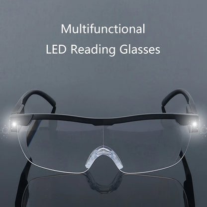 Fashion LED Reading Glasses — Magnifying Eyeglasses with Light for Nighttime Reading