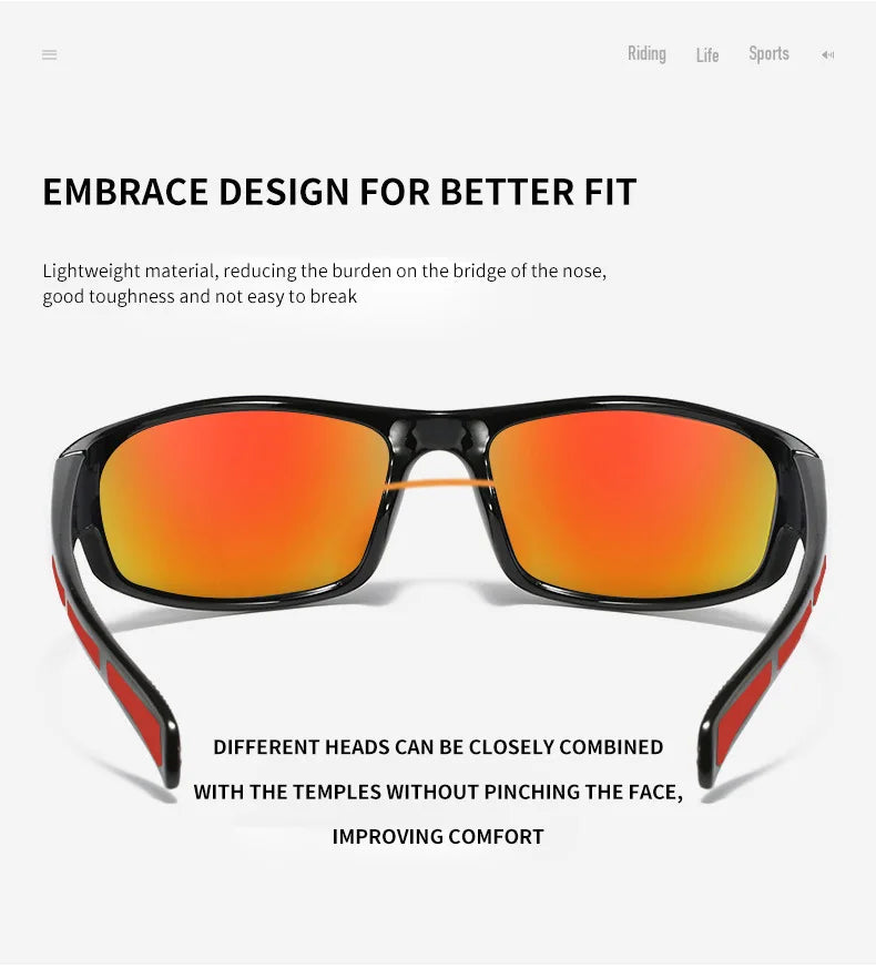 2023 New Fashion Polarized Color-Changing Sunglasses for Men – Outdoor Sports Cycling Eyewear