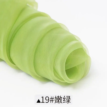 Sheer Organza Fabric Roll - Wedding Party Decoration Material For Romantic Birthday And Event Decor