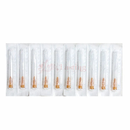 25pcs Disposable Sharp Needles – 18G to 34G Sterile Stainless Steel Tattoo & Hyaluronic Acid Needles