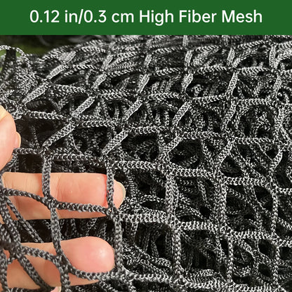 Foldable 10x10x10FT Golf Net Cage – Portable Baseball Batting Training Cage with Durable Wear-Resistant Ball Netting for Practice & Simulation Use
