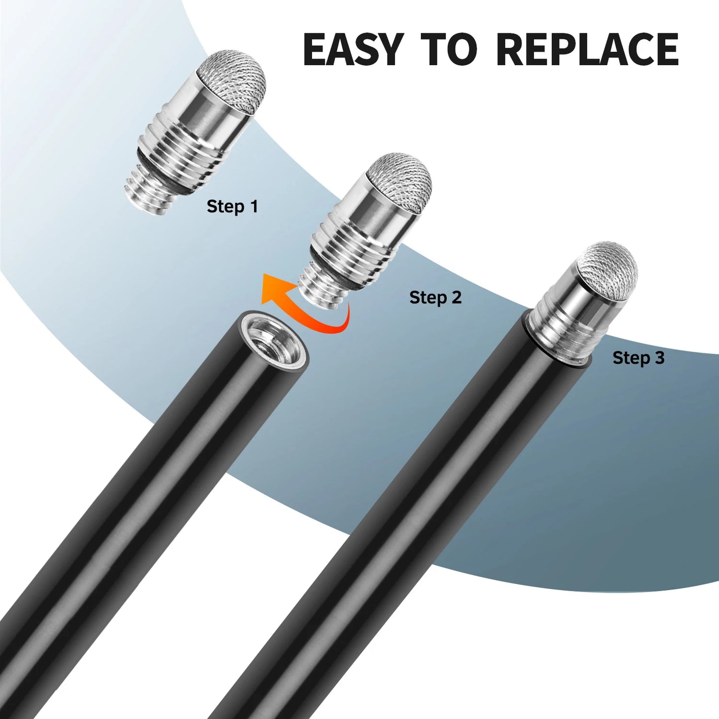 18.5cm Stylus Pen for iPhone, Samsung, and Tablets - Universal Capacitive Touch Screen Pencil for Drawing