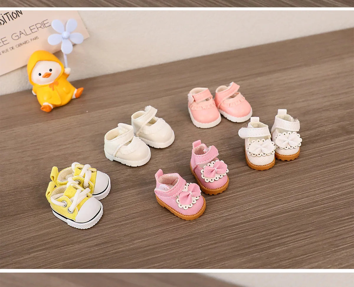 Labubu Doll Shoes for 15/17cm Cotton Dolls — Casual Sports Canvas & Martin Boots, Accessories for Labubu Outfits