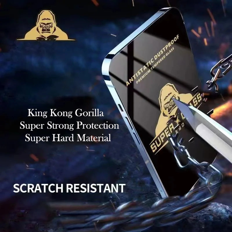 King Kong Gorilla Tempered Glass Screen Protector – For Samsung A36 & A56 Ultra Clear Anti-Scratch Protective Film