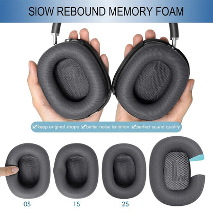 Magnetic Mesh Ear Cushions for Apple AirPods Max - Replacement Fabric Earpads for Over-Ear Headphones