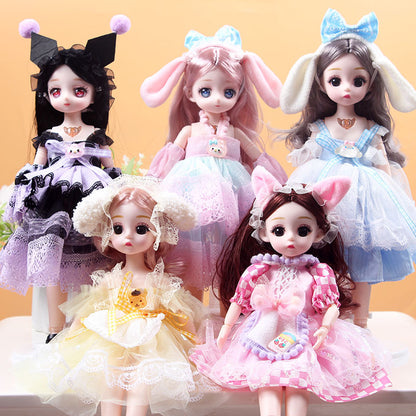 30cm 1/6 BJD Princess Doll – 23-Joint Movable Girl Doll with Clothes, Birthday Gift Toy