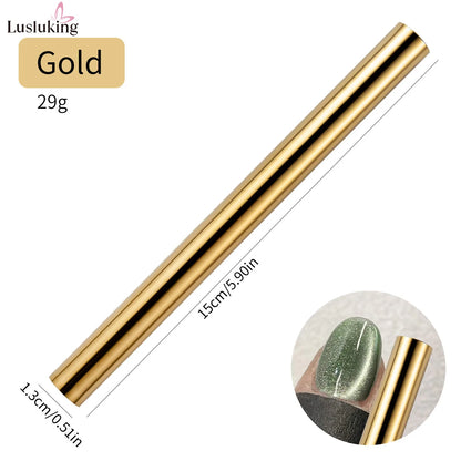 Cat Eye Nail Magnetic Stick – Cylindrical Magnet for UV Gel Polish Snowlight Glitter Manicure Design
