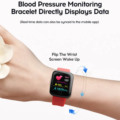 116Plus Smartwatch - Full Touch Fitness Watch with Bluetooth & IP67 Waterproof Design