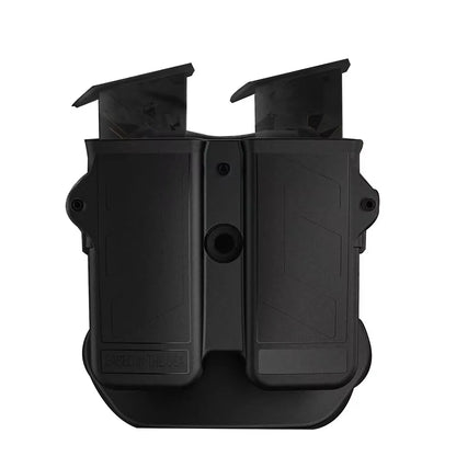 MAGORUI Universal Double Mag Holder - Pistol Magazine Holster for 9mm, 10mm, .40, .45 Double Stack Magazines