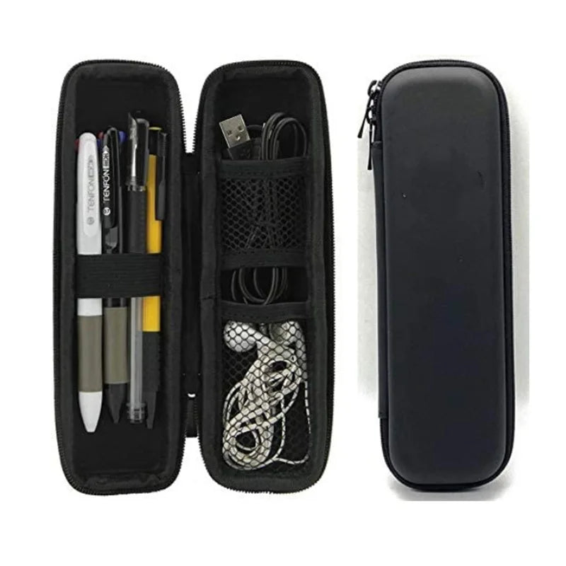 Apple Pencil Protective Storage Case: EVA Sleeve for iPencil 2 with Hard Shell Carry Bag - Stylus Pen Pouch Accessory for Cable and Enhanced Protection