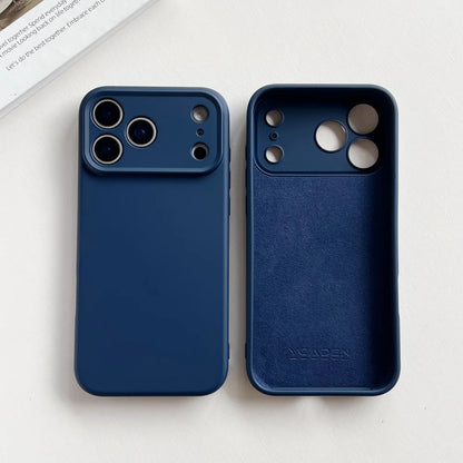 Liquid Silicone iPhone Case - Matte Soft Candy Color Cover for iPhone 11–18, 16e, Air, Plus & Pro Max Models