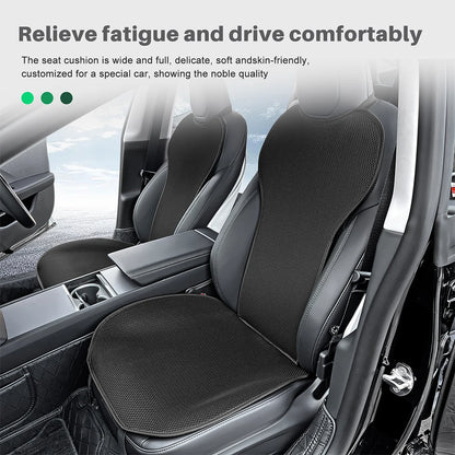 Tesla Model 3 Highland 2024 Ice Silk Car Seat Cushion – Breathable All-Season Seat Cover & Back Seat Protector Interior Accessory