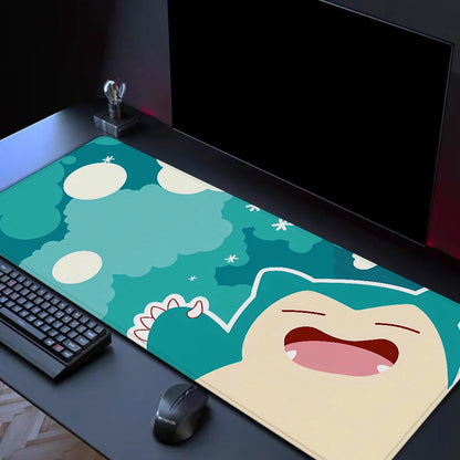 Pokemones Anime XXL Gaming Mousepad – 900x400mm XL Desk Pad, Playmat for Computer & Office Use