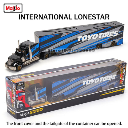 Maisto 1:64 Mack Anthem & LoneStar Trailer Model — Alloy Diecast Transport Simulation Car Collection