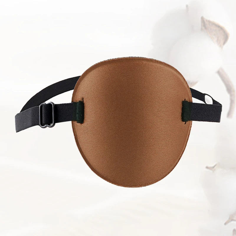 Adjustable Single Eye Patch – 3D Foam Breathable Eyeshade Medical Eye Mask for Strabismus & Amblyopia Training Therapy Use