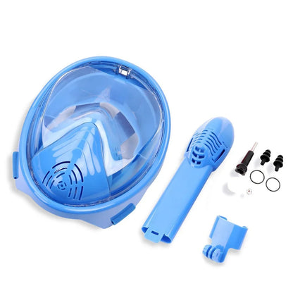Kids Cartoon Full Face Snorkel Mask - Anti-Fog Swimming & Diving Mask for Boys and Girls