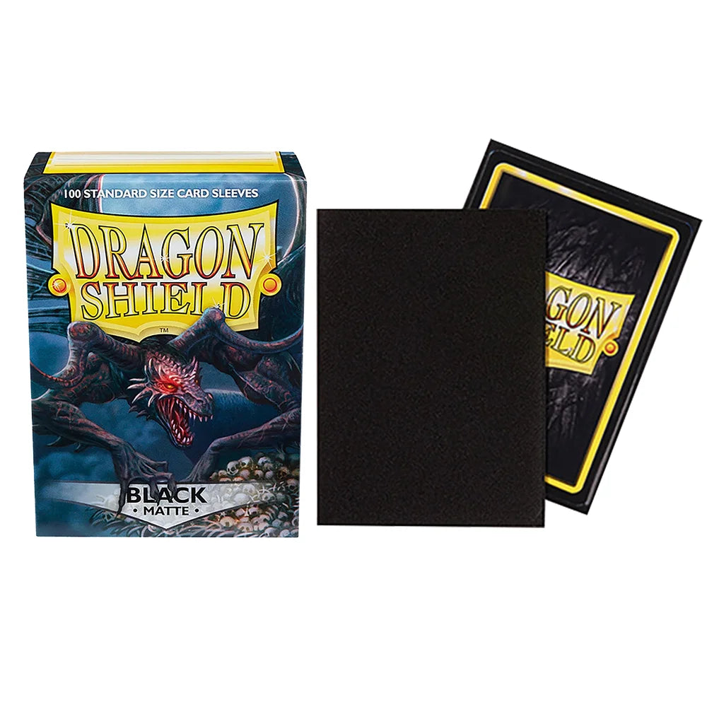 100PCS Dragon Shield Card Sleeves Box — Multicolor Matte Protectors for TCG, PTCG & Board Games