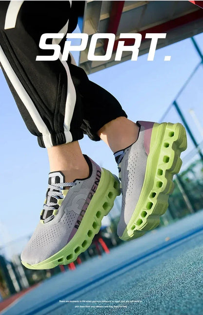 Men's Sports Shoes – Luxury Casual Sneakers, Mesh Running & Basketball Shoes, Lightweight Platform for Summer Walking