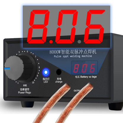 8000W Handheld Spot Welder – Portable 1200A High-Power Welding Machine for 18650 Batteries