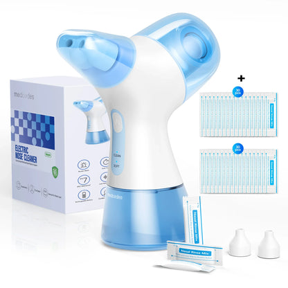 Nasal Irrigation System Sinus Rinse Machine – Water Tank & Waste Collection Nose Cleaner for Sinus Care, Allergy Relief & Deep Nasal Cleaning