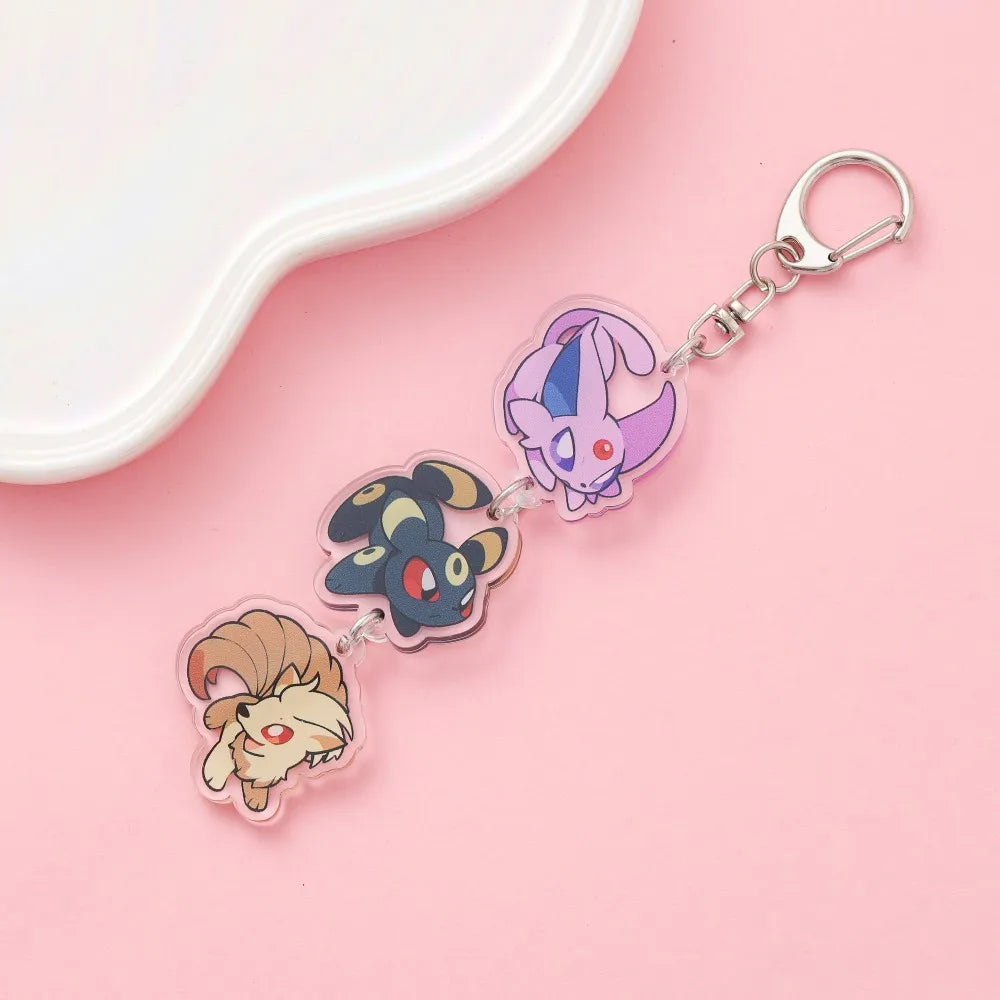 Anime Acrylic Keychain – Cute Cartoon Car Bag Pendant, Creative Gift for Friends & Fans, Fun Keyring Charm