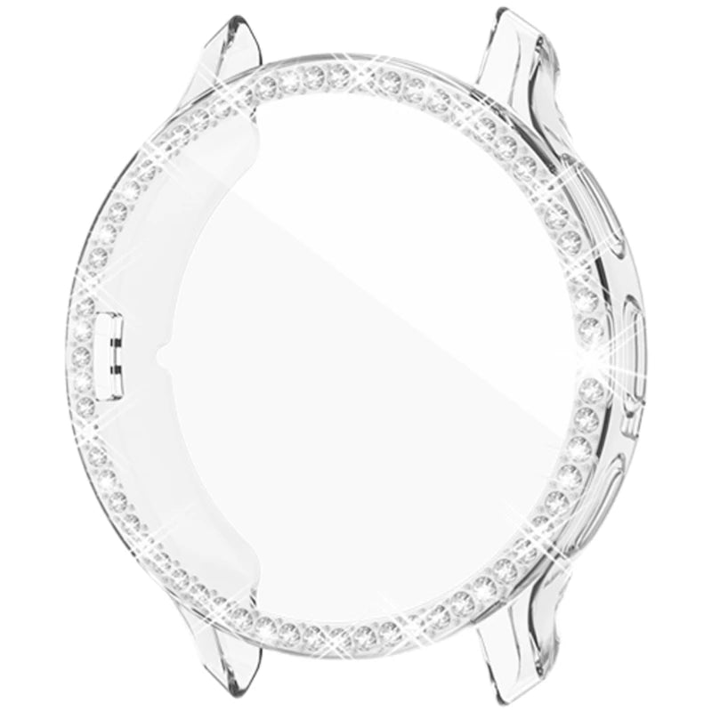 Soft TPU Watch Cover with Imitation Diamond – Electroplated Protective Sleeve Case for Garmin Venu 3/3S