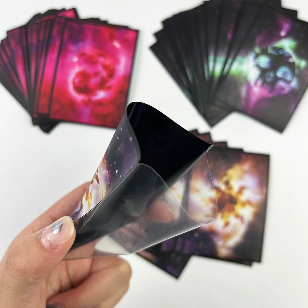 60PCS 66x91mm Matte Board Game Card Sleeves – TCG Trading Card Covers for MTG, YGO & Card Games
