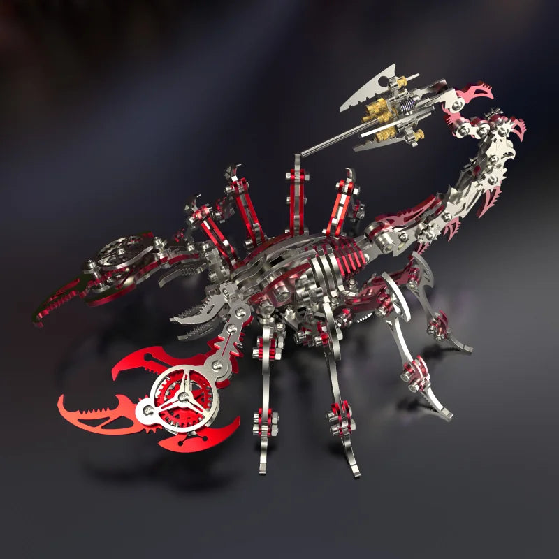 3D Metal Mechanical Insect Puzzle – Anti-Stress Assembly Toy Kit for Kids and Adults