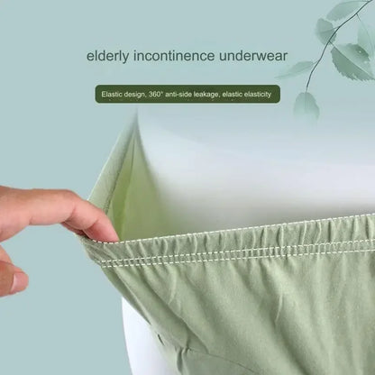 Graphene Cotton Adult Diaper – High Absorption, Anti-Leakage, Washable Incontinence Brief for Bed Care