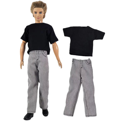 12-Inch Ken Doll Clothes – Casual Sweater Outfit, Multiple Styles Available