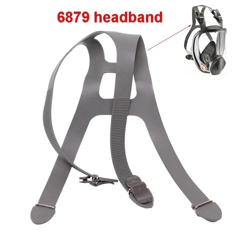 6897 Replacement Headband Strap for 3M 6700/6800/6900 Respirator – Durable Rubber, Four-Point Fix