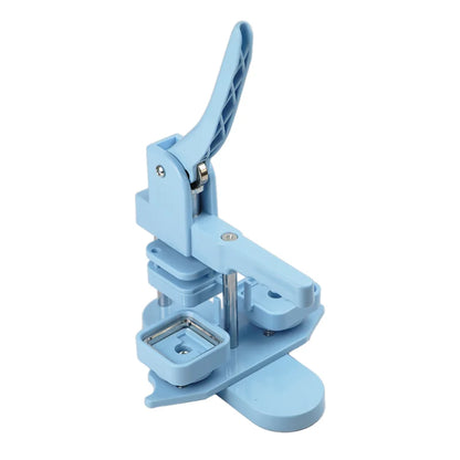 50x50mm Square Badge Press Machine - Rotating Manual for Refrigerator Magnets, Business Gifts, Home & Office Use
