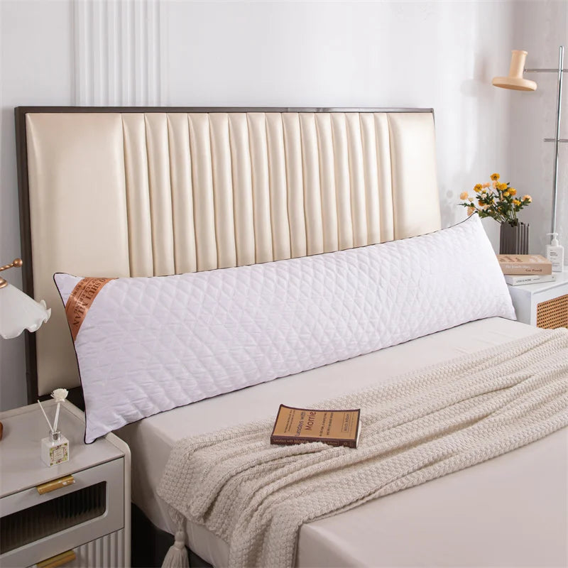 Long Pillow Insert - Soft White Quilted Filling Cushion 48x100cm 48x120cm 48x150cm 48x180cm Sleeping Pillow Core