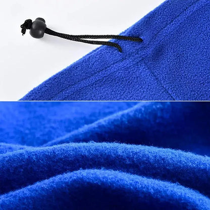 Tactical Fleece Hat & Scarf Set — Thermal Winter Balaclava Face Mask Neck Protector for Sports & Cycling