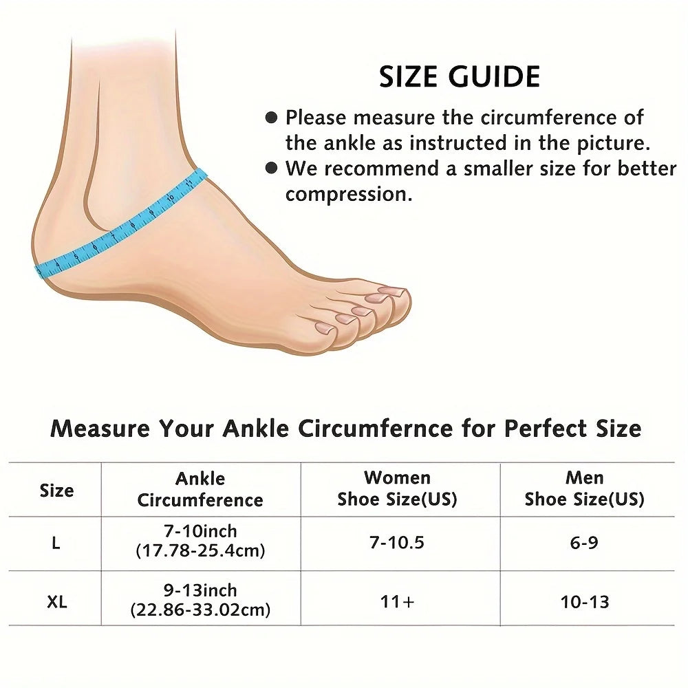 Stretchable Ankle Ice Pack Wrap — Cold Compression Therapy for Plantar Fasciitis & Sprained Ankles