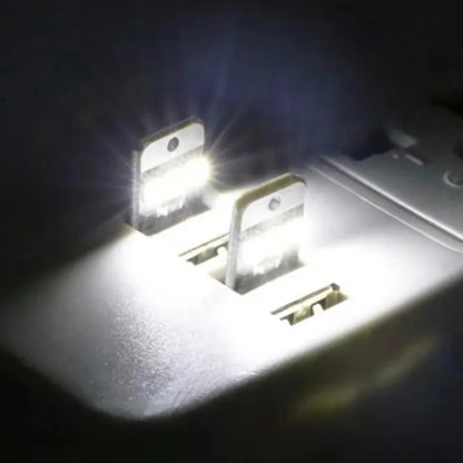 20-Pack Mini USB Book Lights - 2835 SMD LED Reading Lamps for Power Banks, Computers & Laptops