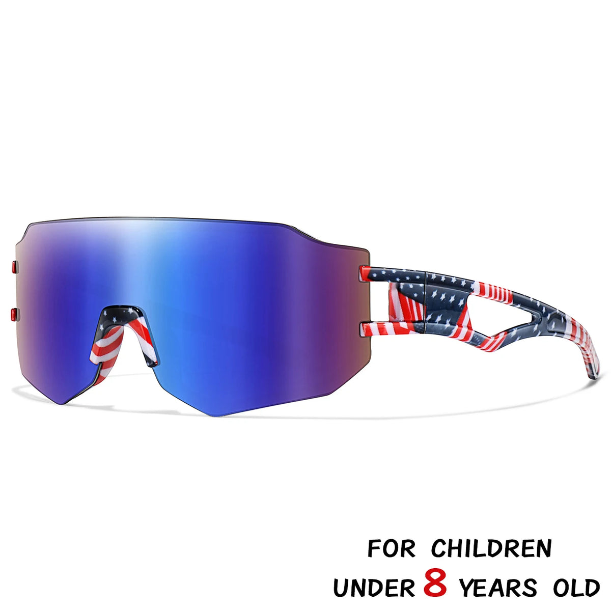 Kids UV400 Sports Sunglasses - Cycling, Camping, Fishing and Outdoor Eyewear for Boys and Girls Ages 3–8
