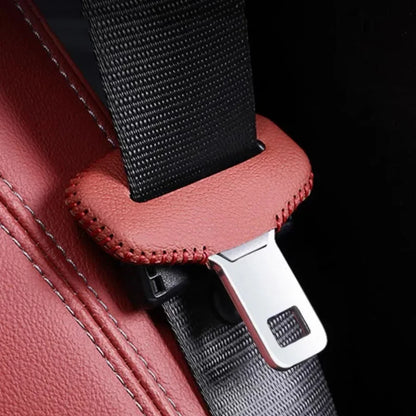 Universal Car Seat Belt Buckle Cover — PU Leather Anti-Collision Protector for Car Interior Accessories