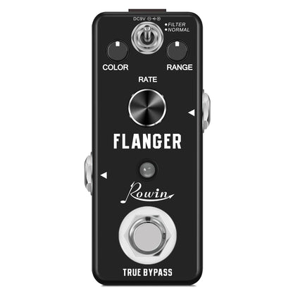 Rowin Guitar Effects Pedal – Noise Gate, Delay, Chorus, Vibrato, Phaser, Flanger, Booster, EQ, Fuzz, Metal, Distortion, and Blues Drive