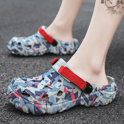 Men’s Clogs & Sandals – Camouflage Garden Shoes, Outdoor Flip Flops & Home Slippers