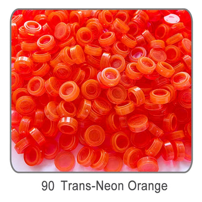 1000Pcs 1x1 Round Building Blocks Set - 52 Color DIY Creative Educational Bricks Compatible with 98138 Toy Kits for Kids