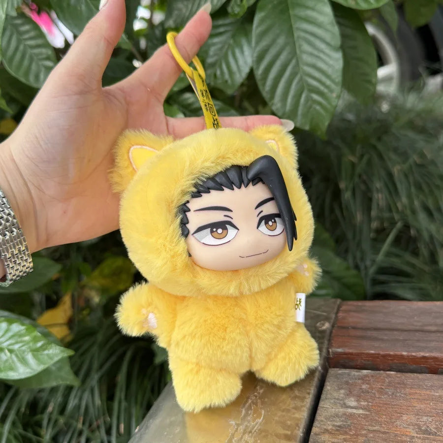 Spell Return Battle Paradise Party Plush Keychain - Cute Character Doll Pendant and Birthday Gift for Boys and Girls