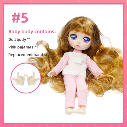 Lady Doolli 1/12 BJD Dolls Blind Box – 15cm Ob11 Mystery Anime Figure Toy, Kawaii Designer Gift