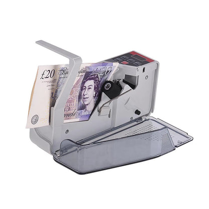 Portable Mini Money Counter – Worldwide Bill & Currency Counting Machine with LED Display for Financial Use