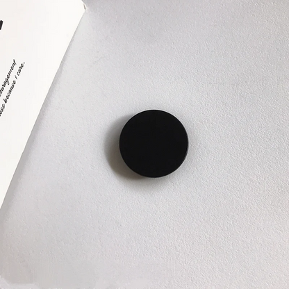 Finger Ring Holder Stand for iPhone 15 Samsung - Support Telephone Mobilephones Grip, Folding Solid Color Pocket Socket Bracket