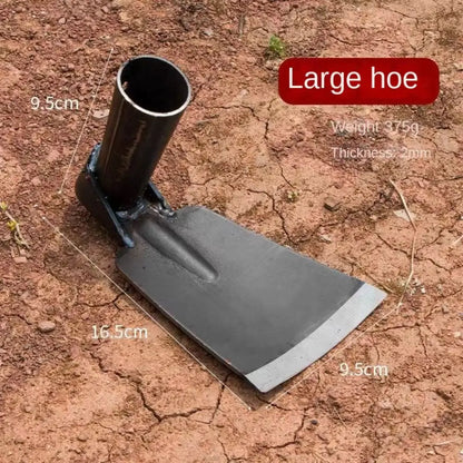 Heavy Duty Garden Hoe Tool – Durable Forged Steel Weeding & Digging Hoe for Soil, Vegetable & Flower Planting Gardening Use