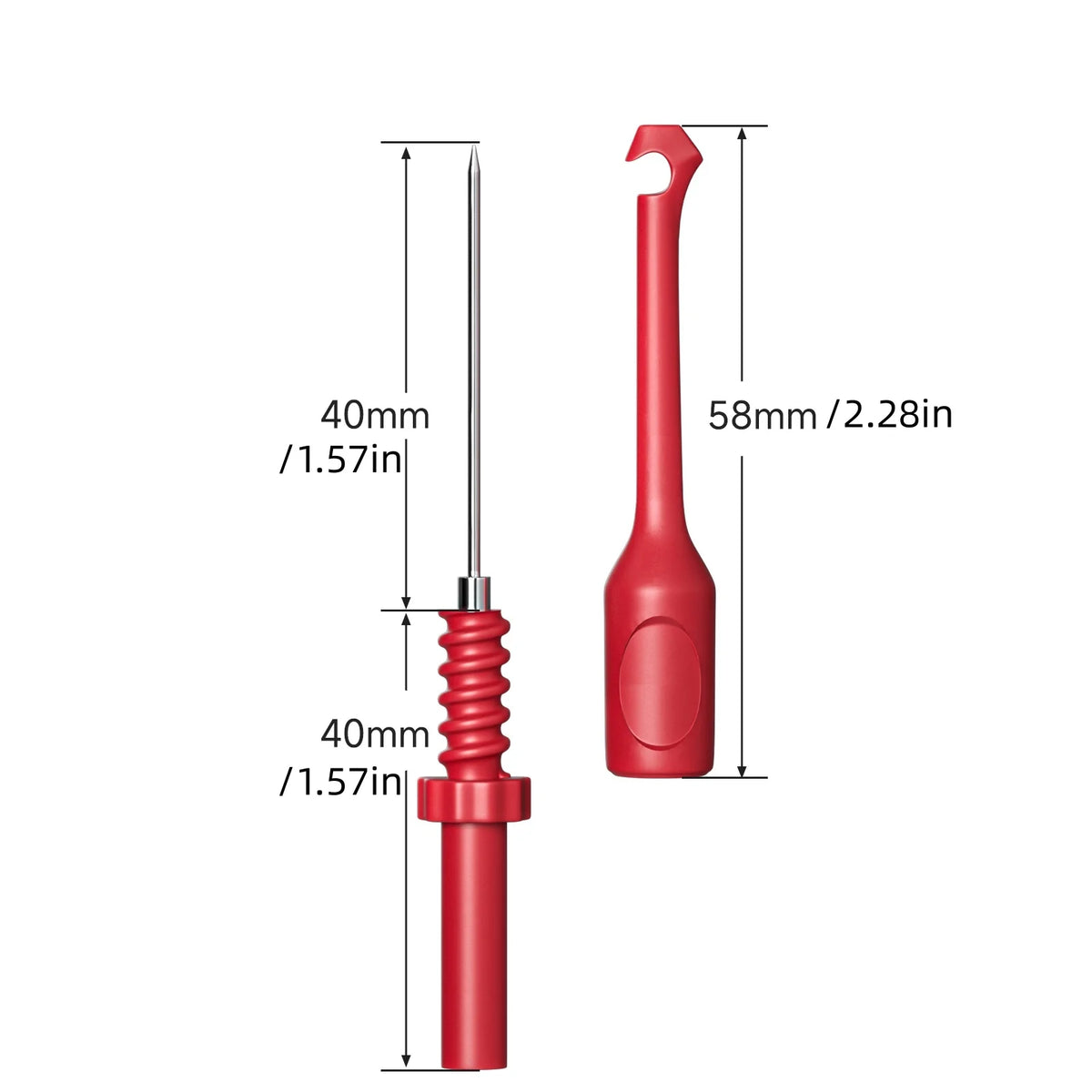 Wire Piercing Test Probes - Insulation Puncture Probes with 4mm Banana Plug for Automotive Diagnostics P30064-2PC/5PC