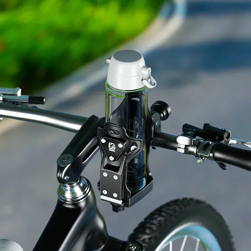 Adjustable Anti-Theft Motorcycle & Bike Cup Holder – Secure Water Bottle & Mobile Mount for Cycling